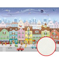 Фреска детская Ortograf Little Friends 34349 Фактура флок FLK Флизелин (4*3) Синий/Разноцветный, Мультимедия — фото 1, Фрески