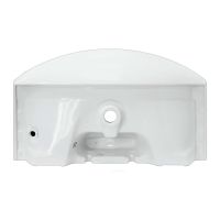 Раковина Sanita Luxe Best 75 WB.FN/Best/75-C/WHT.G/S1 Белая — фото 4, Раковины встраиваемые сверху