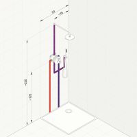 Товар: Душевая система Kludi Nova Fonte 208313915 с термостатом Черная матовая - фото 11 Душевая система Kludi Nova Fonte 208313915 с термостатом Черная матовая — фото 11, Душевое оборудование. Душевая программа