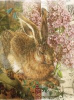 Фреска Ortograf Животные 7095 Фактура флок FLK Флизелин (2*2,7) Коричневый/Зеленый/Розовый, Животные/Цветы/Абстракция — фото 2, Фрески