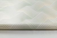 Обои Артекс Каскад 10906-02 Винил на флизелине (1,06*10,05) Зеленый/Бежевый, Геометрия — фото 7, Обои для стен
