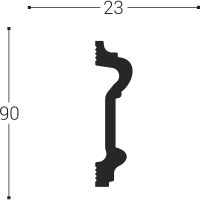 Товар: Молдинг Bello Deco XPS М 1 00-00004621 2000x90x23 мм - фото 4 Молдинг Bello Deco XPS М 1 00-00004621 2000x90x23 мм — фото 4, Молдинги