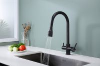 Товар: Смеситель для кухни Paulmark Lange La214212-418 Черный металлик - фото 3 Смеситель для кухни Paulmark Lange La214212-418 Черный металлик — фото 3, Смесители