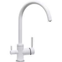 Смеситель для кухни Seaman Barcelone SSL-5385-SG Белый — фото 1, Смесители для кухни