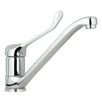 Смеситель для кухни GPD MEB45 Хром — фото 1, Смесители