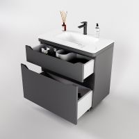 Товар: Тумба под раковину Style Line Марелла 80 Люкс Plus СС-00002403 Серый матовый антискрейтч - фото 3 Тумба под раковину Style Line Марелла 80 Люкс Plus СС-00002403 Серый матовый антискрейтч — фото 3, Тумбы под раковину