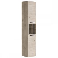 Шкаф пенал Roca Lago 35 857297444 подвесной Светлый дуб — фото 1, Пеналы для ванной комнаты