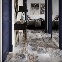 Керамогранит ITC Ceramic Art Blue Carving 60х60 см — фото 2, Керамогранит