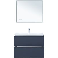 Тумба под раковину Aquanet Арт 90 313266 подвесная Маренго — фото 10, Тумбы под раковину