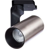 Трековый светильник Artelamp Bucho A2668PL-1SS Сталь Черный — фото 1, Трековые светильники