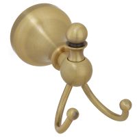 Двойной крючок Veragio Gialetta VR.GIL-6433.BR Бронза — фото 2, Крючки для полотенец