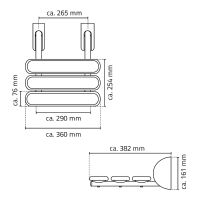 Сиденье для душа Ridder Pro А140108 Коричневое — фото 4, Сиденья