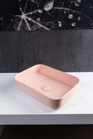 Раковина-чаша Allen Brau Fantasy 50 4.11021.SM Розовая — фото 24, Раковины накладные