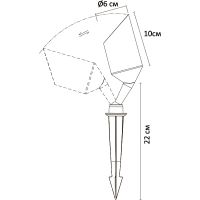 Товар: Грунтовый светильник Artelamp Elsie A1022IN-1BK Черный - фото 3 Грунтовый светильник Artelamp Elsie A1022IN-1BK Черный — фото 3, Уличное освещение