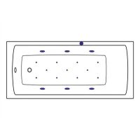 Товар: Акриловая ванна Excellent Aquaria 160x70 WAEX.AQU16.RELAX.GL с гидромассажем - фото 7 Акриловая ванна Excellent Aquaria 160x70 WAEX.AQU16.RELAX.GL с гидромассажем — фото 7, Ванны
