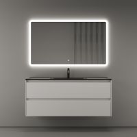 Товар: Тумба под раковину Sancos Cento 120 CN120-1W подвесная Белый глянец - фото 9 Тумба под раковину Sancos Cento 120 CN120-1W подвесная Белый глянец — фото 9, Мебель для ванной