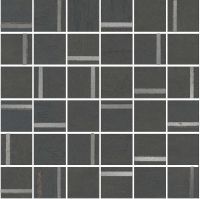 Декор Kerama Marazzi Гварди 2 мозаичный антрацит матовый обрезной SG640520\MM 30х30 см — фото 1, Керамогранит