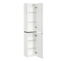 Товар: Шкаф пенал Aquaton Скай 30 R 1A238603SY01R подвесной Белый глянец - фото 3 Шкаф пенал Aquaton Скай 30 R 1A238603SY01R подвесной Белый глянец — фото 3, Мебель для ванной