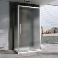 Товар: Душевой уголок Abber Schwarzer Diamant 110x85 AG30110MH-S85M-S85M профиль Хром стекло матовое - фото 1 Душевой уголок Abber Schwarzer Diamant 110x85 AG30110MH-S85M-S85M профиль Хром стекло матовое — фото 1, Прямоугольные душевые уголки