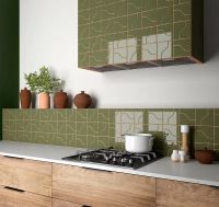 Керамическая плитка Equipe Curve Garden Green 28850 настенная 8,3х12 см — фото 3, Керамическая плитка