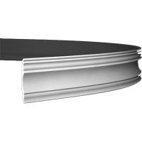 Карниз гибкий Европласт 1.50.139 2000x98x98 мм — фото 1, Карнизы