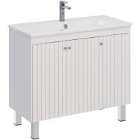 Товар: Тумба под раковину Lemark Romance 100 LM07R100T подвесная Белый глянец - фото 2 Тумба под раковину Lemark Romance 100 LM07R100T подвесная Белый глянец — фото 2, Мебель для ванной