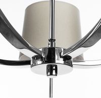 Товар: Люстра Divinare Soprano 1341/02 LM-5 Белая Хром - фото 2 Люстра Divinare Soprano 1341/02 LM-5 Белая Хром — фото 2, Люстры