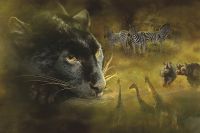 Товар: Фреска Ortograf Животные 4183 Фактура флок FLK Флизелин (3*2) Желтый/Черный, Животные - фото 2 Фреска Ortograf Животные 4183 Фактура флок FLK Флизелин (3*2) Желтый/Черный, Животные — фото 2, Фрески