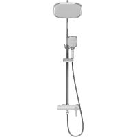 Душевая система Grossman Alba 500.K35.06.100/000 Хром Белая — фото 2, Душевые стойки