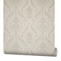 Обои Fipar Grand Classic R 28011 Винил на флизелине (1,06*10,05) Серый/Бежевый, Орнамент — фото 2, Обои для стен