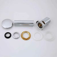 Донный клапан Frap F65-2 click-clack Хром — фото 5, Донные клапаны