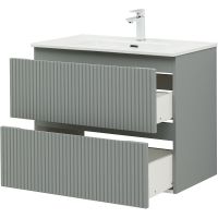 Тумба под раковину Aquanet Джейн 80 подвесная Мисти грин арт-335434 — фото 8, Тумбы под раковину