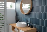 Керамическая плитка Equipe Lanse Navy 27488 настенная 5x25 см — фото 2, Керамическая плитка