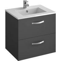 Тумба под раковину Jacob Delafon Ola 61 EB390RU-N14 подвесная Серый антрацит — фото 1, Тумбы под раковину