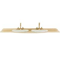 Столешница под раковину Migliore Kantri 172 28620 Travertino — фото 1, Столешницы под раковину