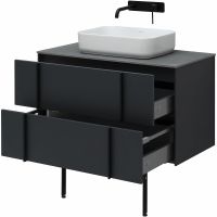 Тумба под раковину Allen Brau Reality 90 1.32006.AM подвесная Антрацит матовый — фото 28, Тумбы под раковину