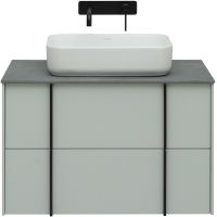 Тумба под раковину Allen Brau Reality 80 1.32005.PWM подвесная Папирус матовый — фото 3, Тумбы под раковину