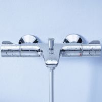 Смеситель для ванны Grohe Grohtherm 800 34576000 с термостатом Хром — фото 3, Смеситель для ванны