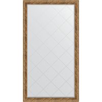 Зеркало Evoform Exclusive-G Floor 200х110 BY 6354 с гравировкой в багетной раме - Виньетка античная бронза 85 мм — фото 1, Мебель для ванной