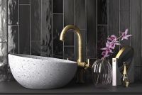 Керамическая плитка Equipe Manacor Black 26906 настенная 7,5х15 см — фото 2, Керамическая плитка