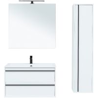 Товар: Тумба под раковину Aquanet Lino 90 253904 подвесная Белая матовая - фото 6 Тумба под раковину Aquanet Lino 90 253904 подвесная Белая матовая — фото 6, Мебель для ванной