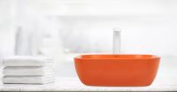Раковина-чаша WeltWasser Elbach 2143 MO 49 10000004526 Оранжевая матовая — фото 3, Раковины
