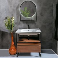 Товар: Консоль под раковину Boheme Armadi Art Loft 80 893-080 Черная - фото 3 Консоль под раковину Boheme Armadi Art Loft 80 893-080 Черная — фото 3, Мебель для ванной