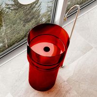 Раковина Abber Kristall 45 AT2701Rubin Красная — фото 1, Раковины напольные