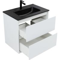 Тумба под раковину Aquanet Милан 70 подвесная Белый глянец арт-336368 — фото 7, Тумбы под раковину