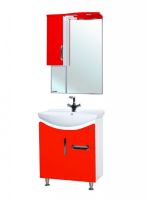 Тумба под раковину Bellezza Лагуна 65 4632110090037 1 ящик Красная — фото 2, Тумбы под раковину
