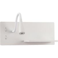 Настенный светильник Crystal Lux CLT 217W Qi+USB WH Белый — фото 3, Бра