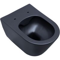 Унитаз Aquanet Lake WB 316462 подвесной Черный матовый без сиденья — фото 8, Подвесные унитазы