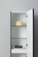 Шкаф пенал Aquanet Арт 35 313268 подвесной Маренго — фото 10, Пеналы для ванной комнаты