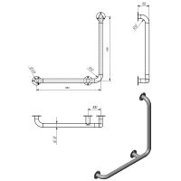 Товар: Поручень Aquatek POR-0000008 Хром - фото 11 Поручень Aquatek POR-0000008 Хром — фото 11, Поручни для ванной